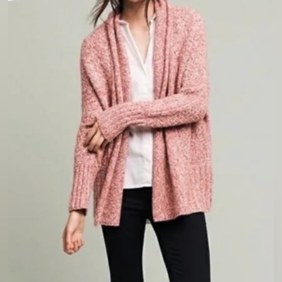 Angel Of The North Sweaters - Anthropologie Angel of the North Chauvet Open Front Cardigan sz S